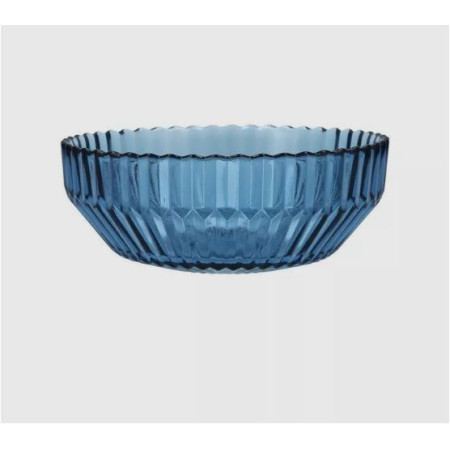 Archie -Glass Bowl 16cm blue cornflower