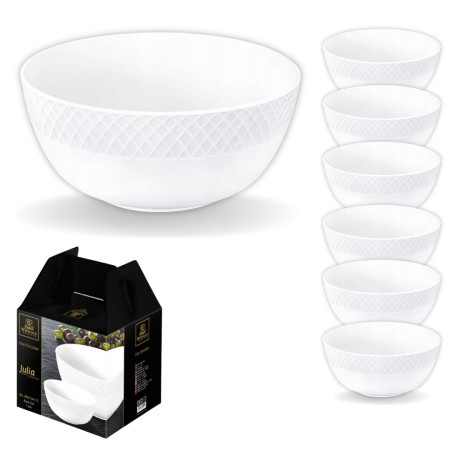 JULIA- Set 7 Pcs (1 Taça 20cm + 6 taças 12cm)